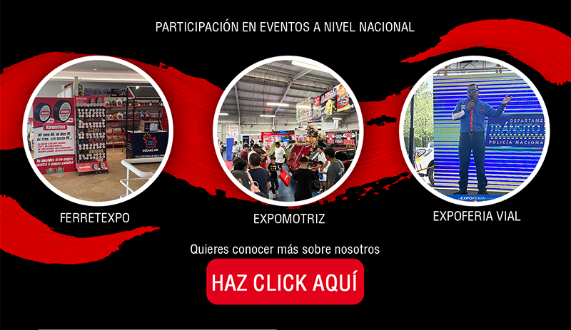 Nice Depot, Big Nice, participación en eventos a nivel nacional, como Ferretexpo, Expomotriz, Expoferia Vial, conoce más sobre Nice Depot y Big Nice.